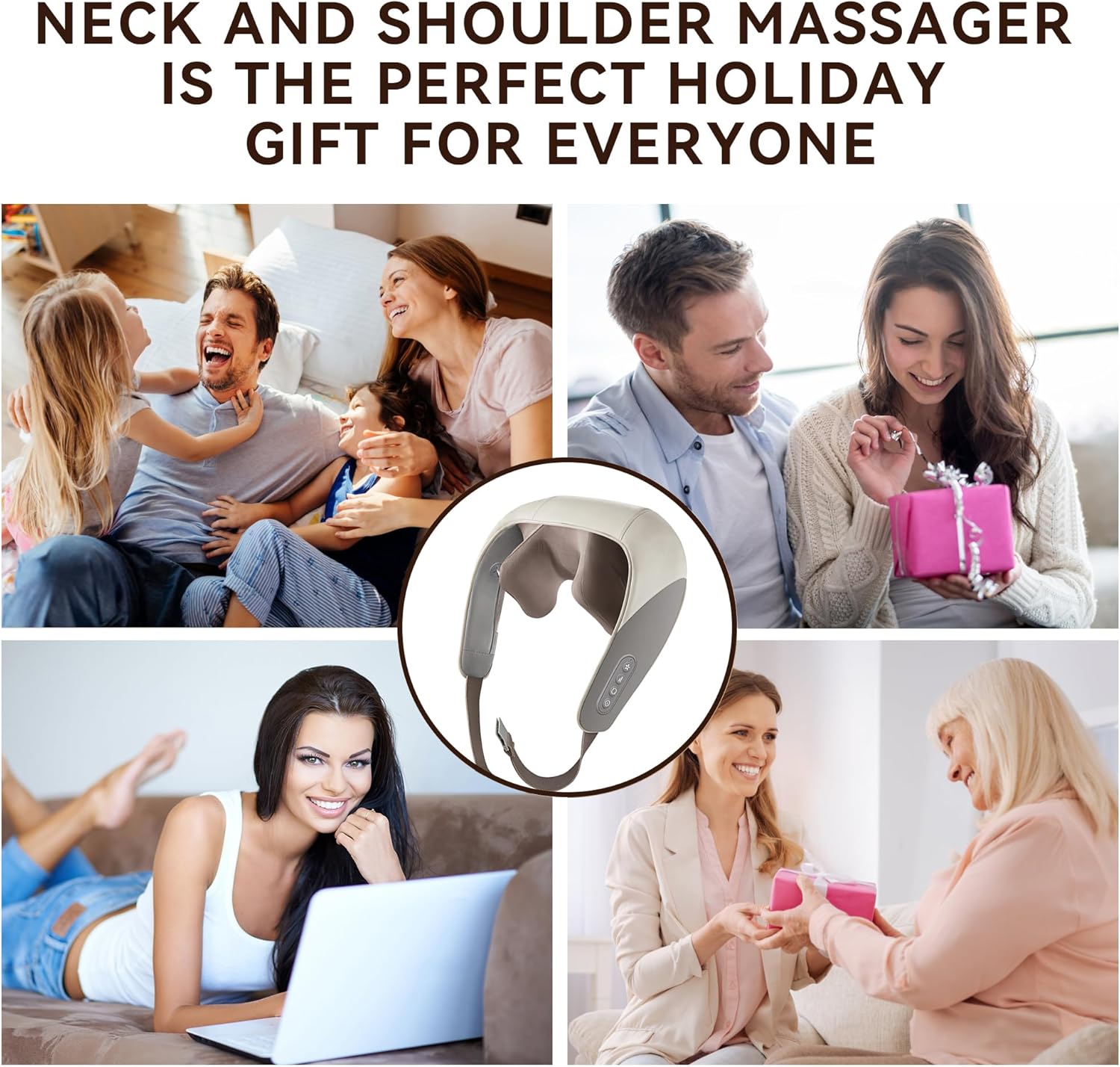 Wireless Professional Neck Shoulder Back Massager